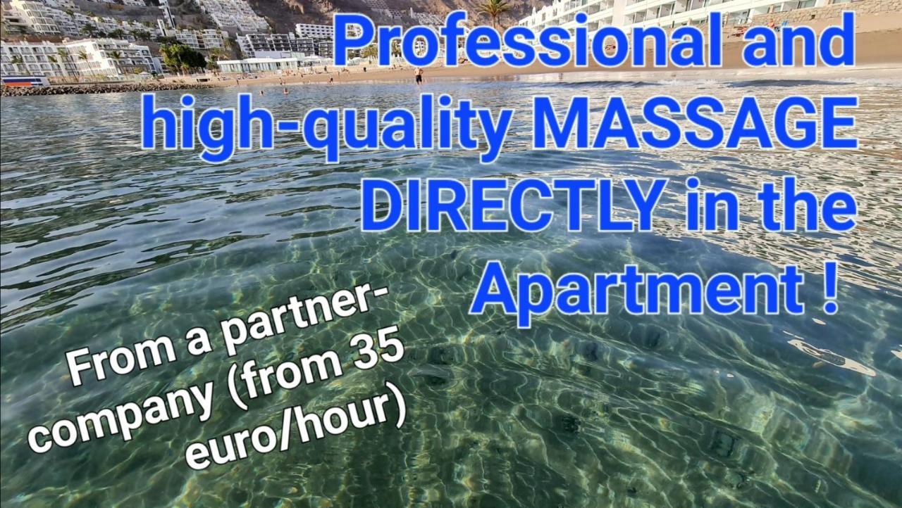 Deluxe 3 Rooms74M2,2Air Condit 2Tv Seaview On Amadores,2 Heatpools, Parking, 600 Mb,Dishwasher,2Lift,,3 Beaches Playa Del Cura  Esterno foto