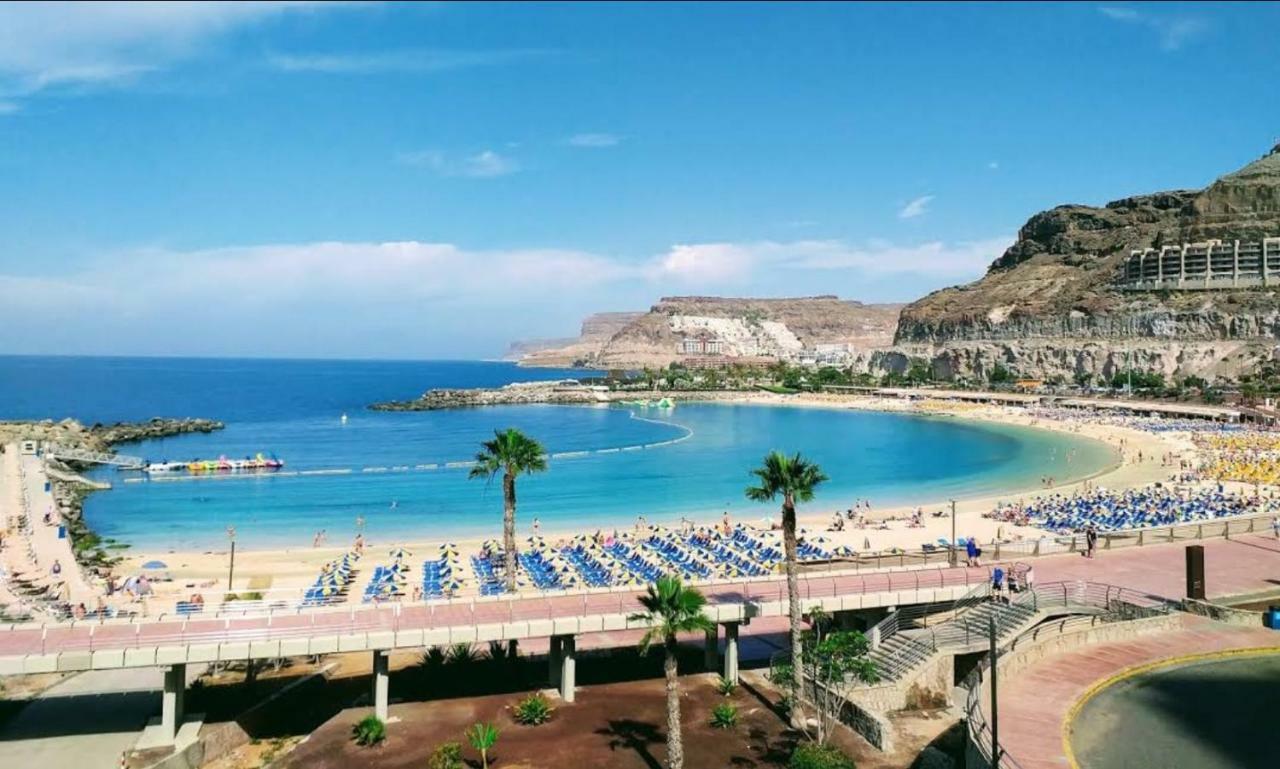 Deluxe 3 Rooms74M2,2Air Condit 2Tv Seaview On Amadores,2 Heatpools, Parking, 600 Mb,Dishwasher,2Lift,,3 Beaches Playa Del Cura  Esterno foto