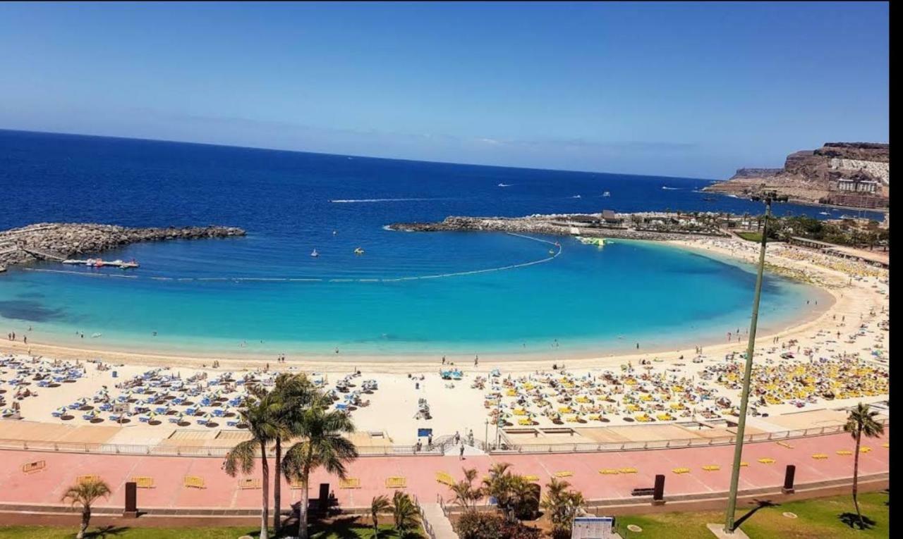 Deluxe 3 Rooms74M2,2Air Condit 2Tv Seaview On Amadores,2 Heatpools, Parking, 600 Mb,Dishwasher,2Lift,,3 Beaches Playa Del Cura  Esterno foto